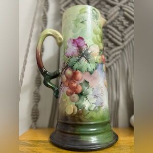 7 PCS set- Jean Pouyat Limoges France Porcelian Hand Painted 559 engraved